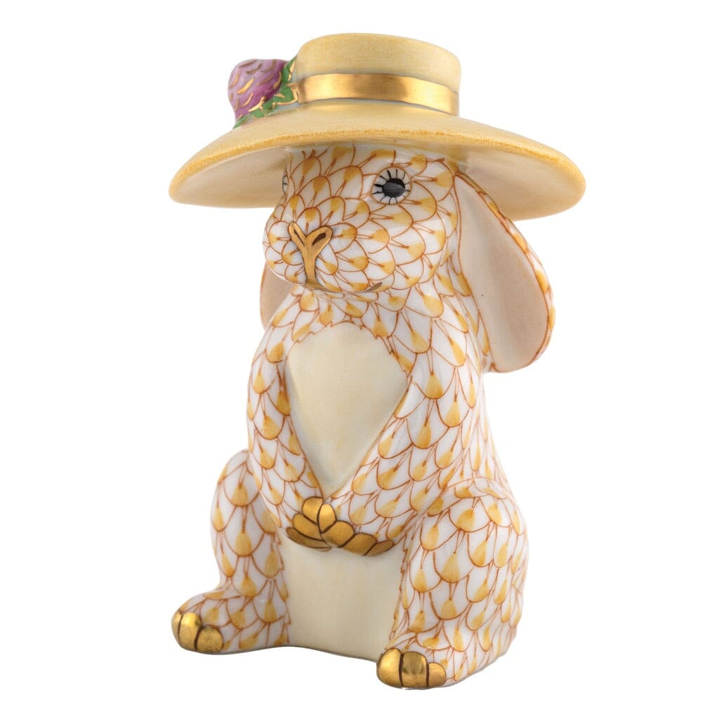 Herend Derby Bunny Figurine Figurines Herend Butterscotch 