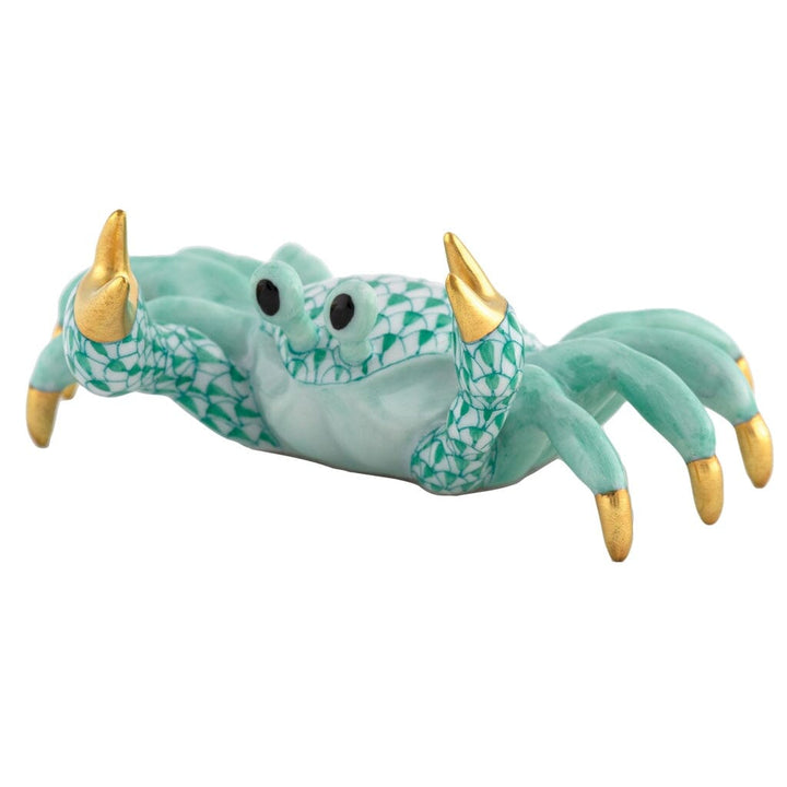 Herend Sand Crab Figurine Figurines Herend Green 