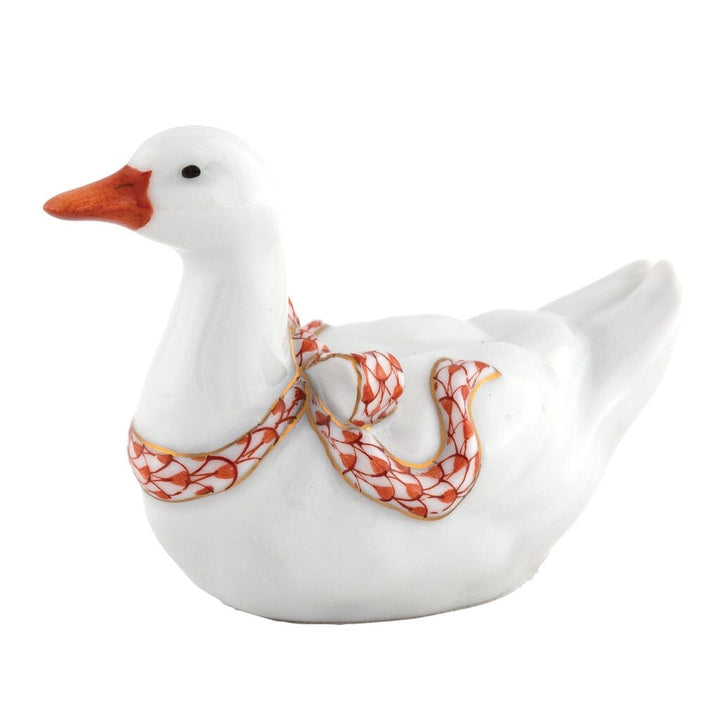 Herend Sitting Duck Figurine Figurines Herend Rust 