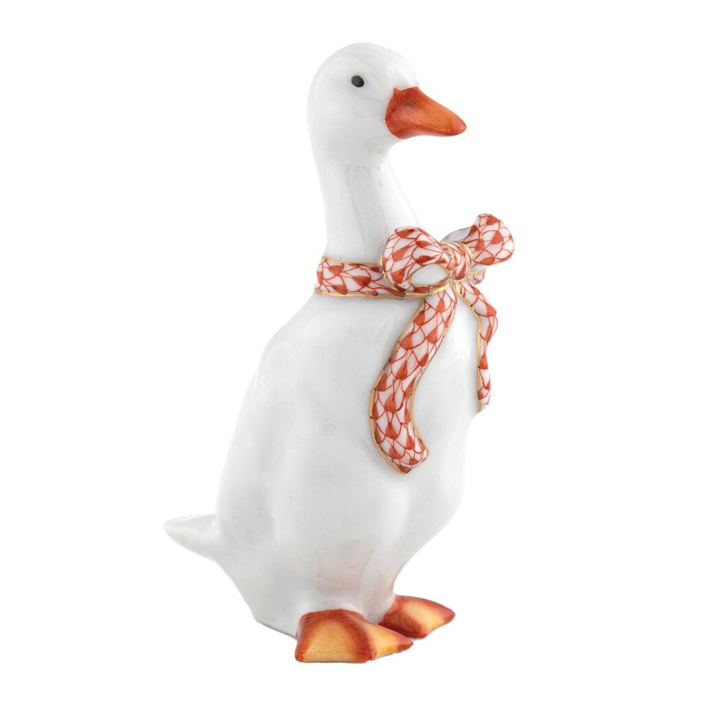 Herend Standing Duck Figurine Figurines Herend Rust 