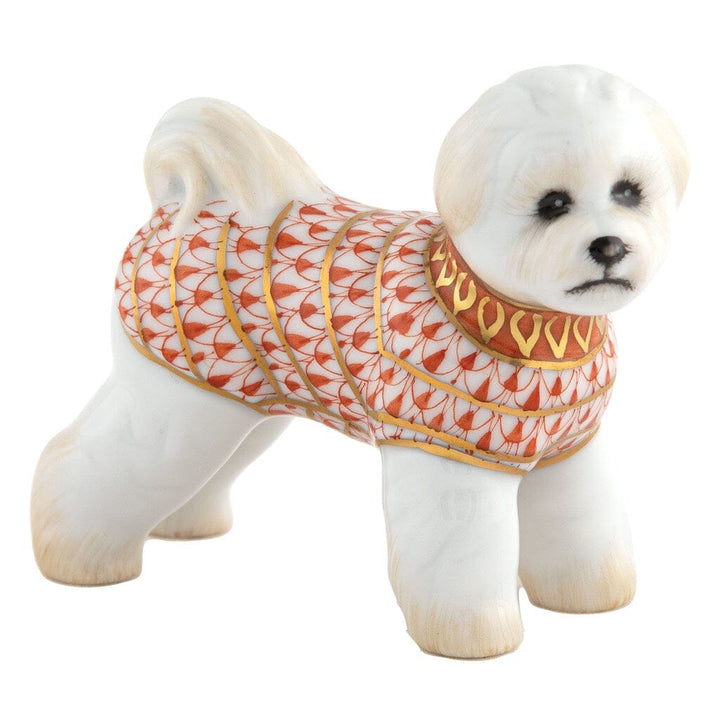 Herend Bichon Frise Figurine Figurines Herend 