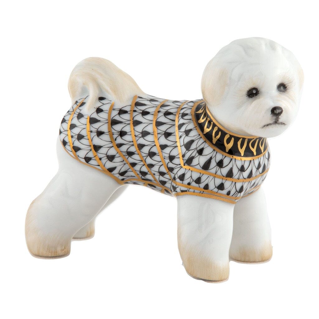 Herend Bichon Frise Figurine Figurines Herend 