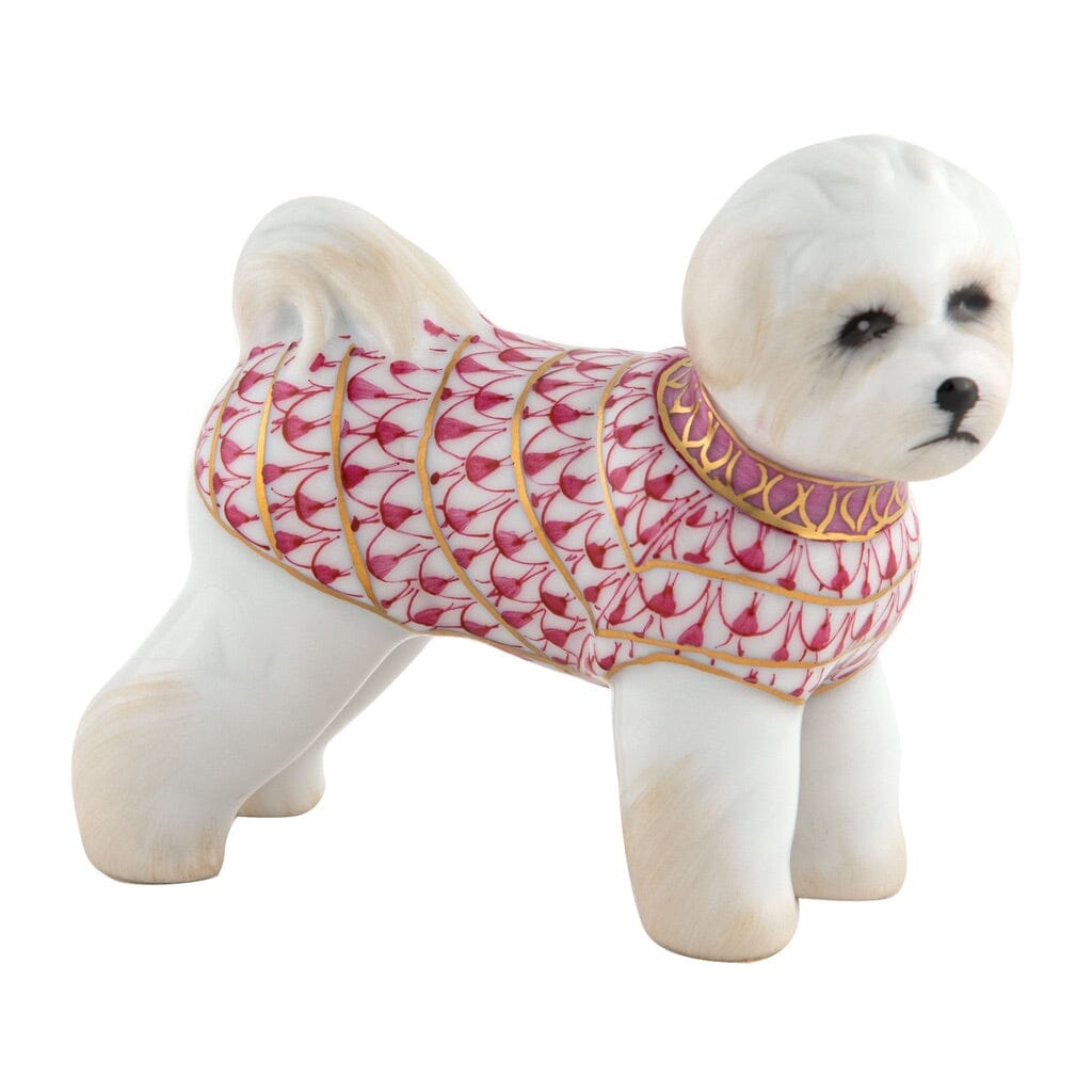 Herend Bichon Frise Figurine Figurines Herend 