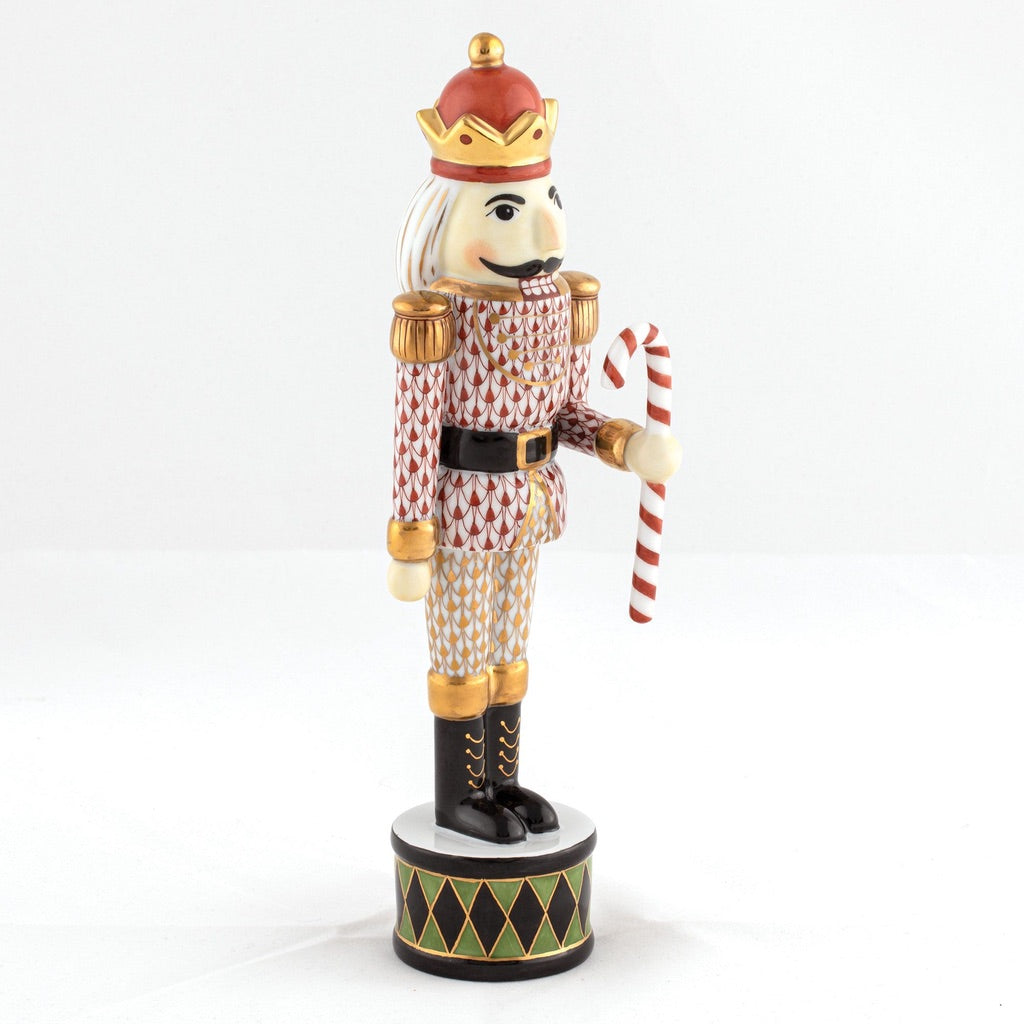 Herend Nutcracker With Candy Cane - Limited Edition Figurines Herend 