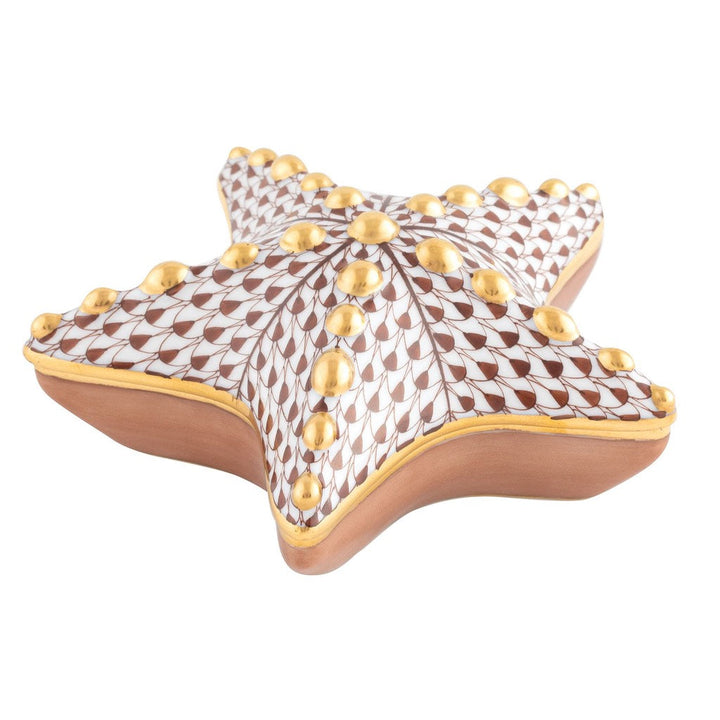 Herend Starfish Box Figurines Herend Chocolate 