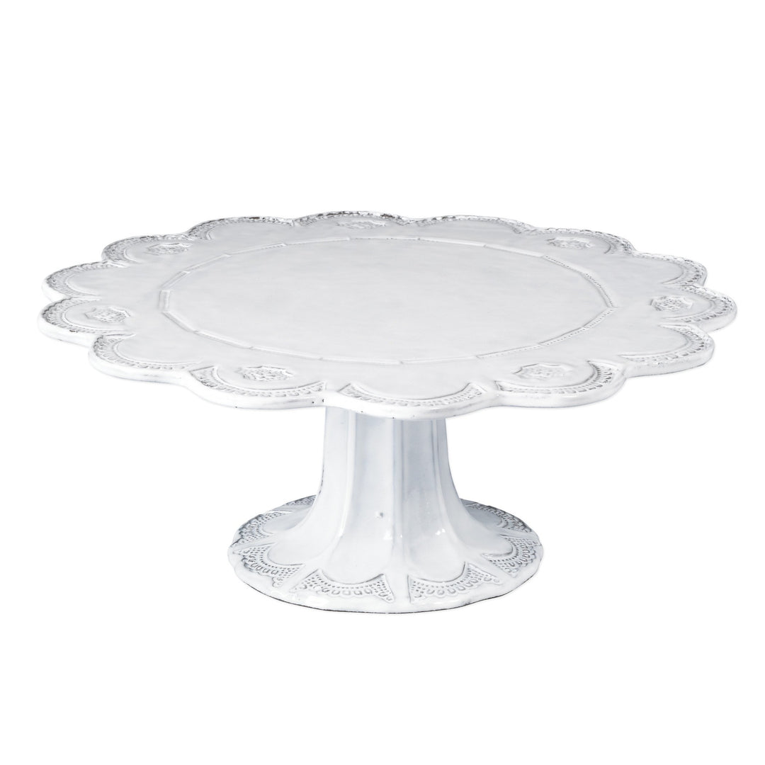 Vietri Incanto Lace Large Cake Stand Dinnerware Vietri 