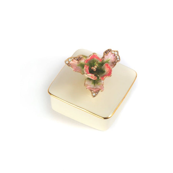 Jay Strongwater Lainey Tulip Porcelain Box Boxes Jay Strongwater 