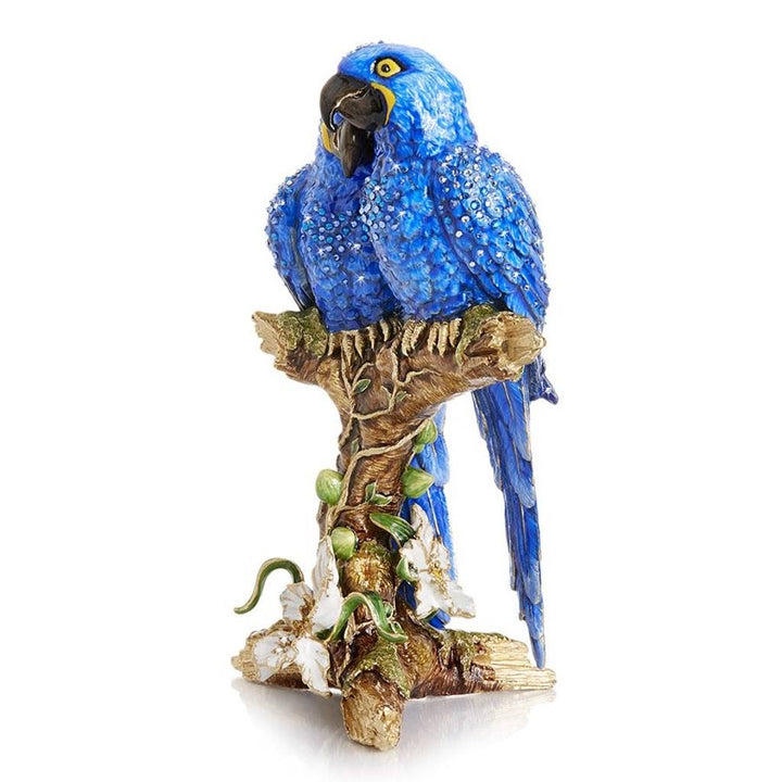 Jay Strongwater Macaws on Branch Figurine Figurines Jay Strongwater 