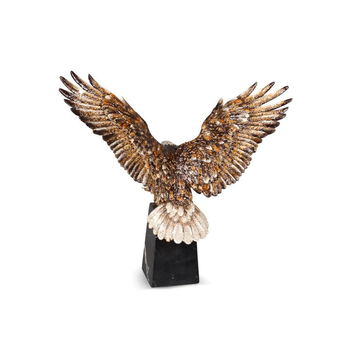 Jay Strongwater Washington Grand Eagle Figurine - Natural LE 350 Figurines Jay Strongwater 