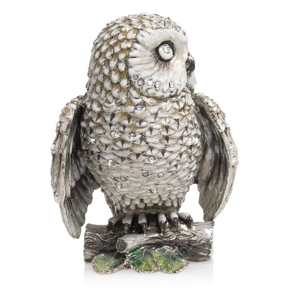 Jay Strongwater Hildy Owl 5" Figurine Figurines Jay Strongwater 