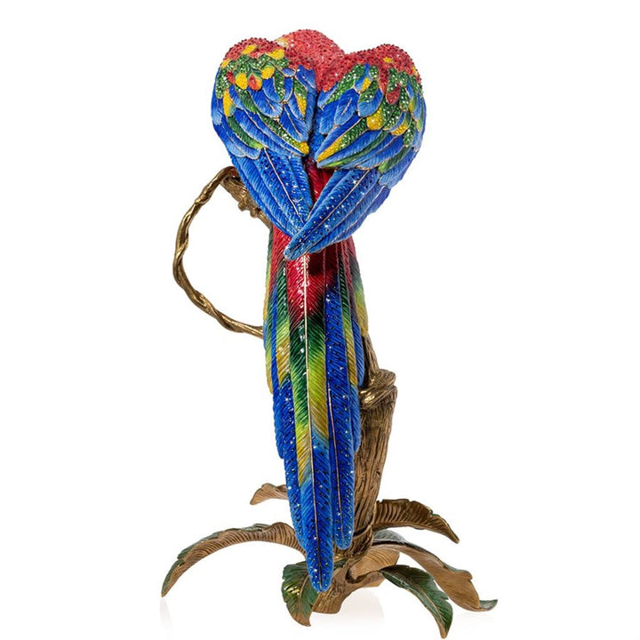 Jay Strongwater Skylar Macaw Figurine Figurines Jay Strongwater 