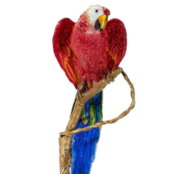 Jay Strongwater Skylar Macaw Figurine Figurines Jay Strongwater 