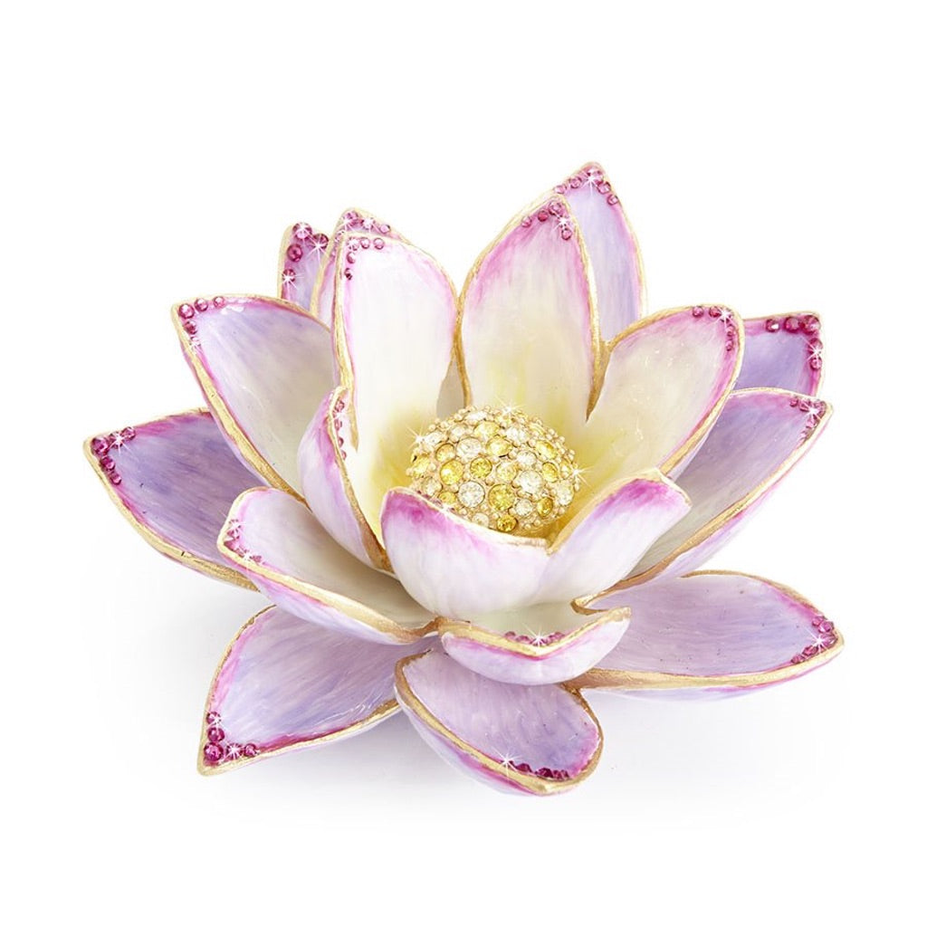 Jay Strongwater Lotus Table Objet Figurines Jay Strongwater 