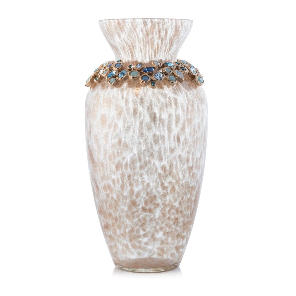 Jay Strongwater Norah Bejeweled Vase - Oceana Vases Jay Strongwater 