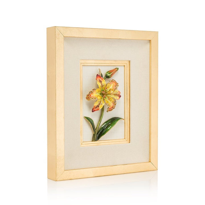 Jay Strongwater Amara Lily Wall Art Wall Art Jay Strongwater 