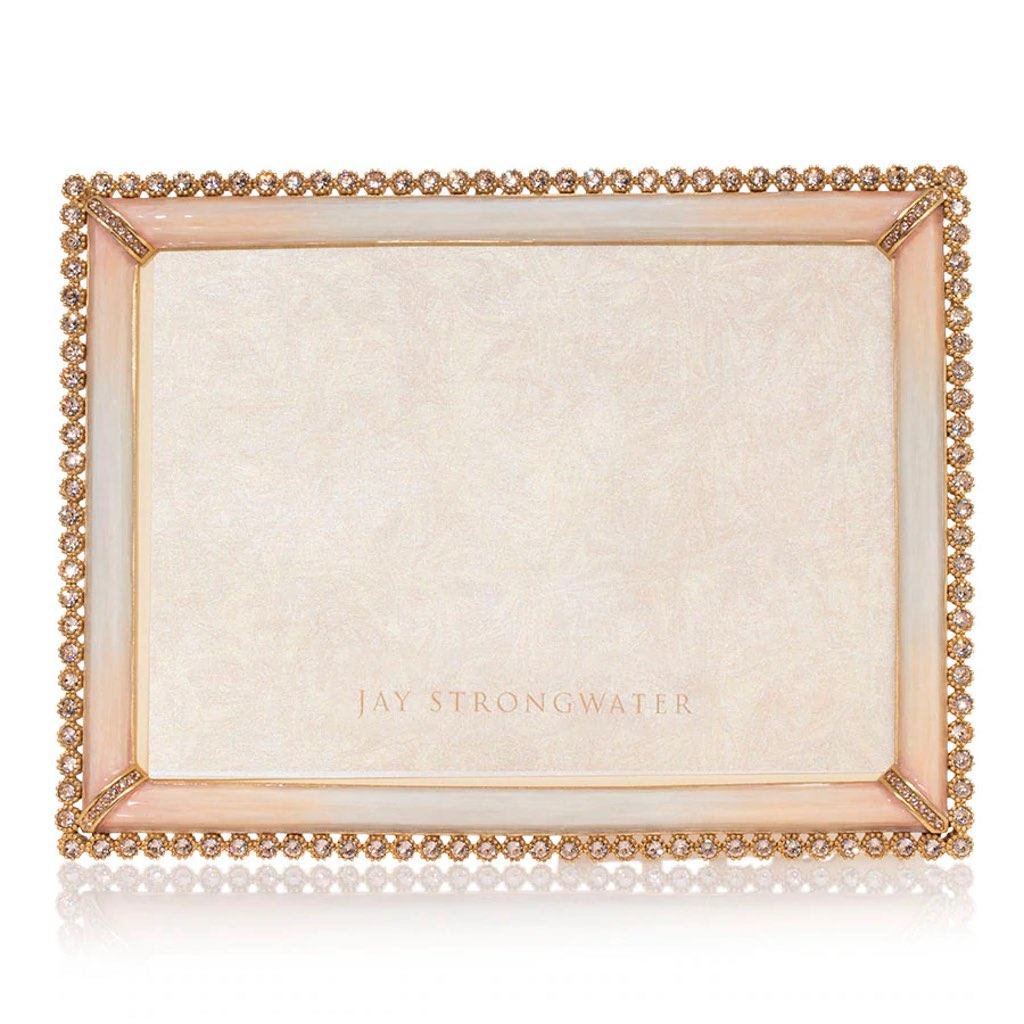 Jay Strongwater Lucas Stone Edge 5” x 7" Frame - Boudoire Picture Frames Jay Strongwater 