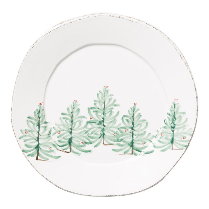 Vietri Lastra Holiday Round Platter Dinnerware Vietri 