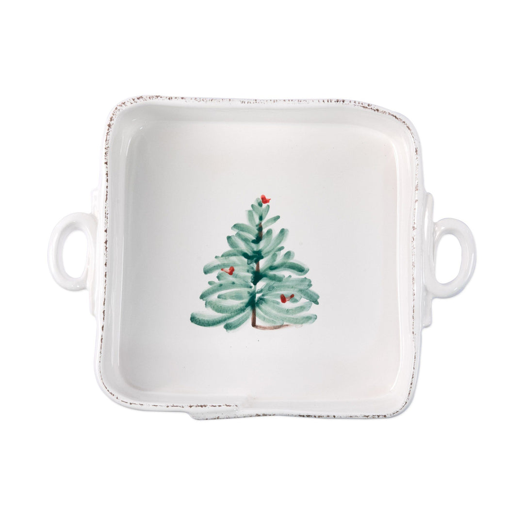 Vietri Lastra Holiday Square Baker Dinnerware Vietri 