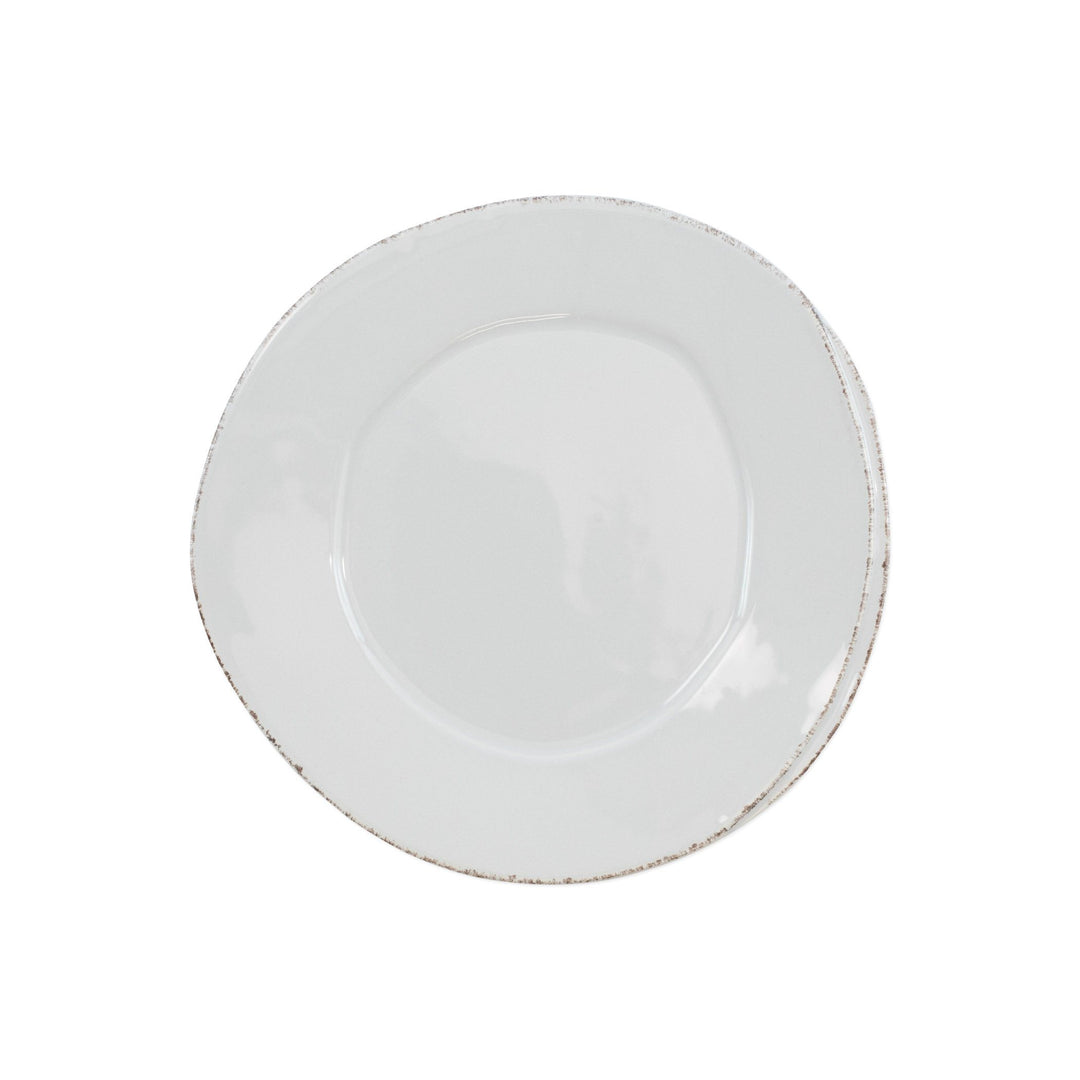 Vietri Lastra Salad Plate Dinnerware Vietri Light Gray 