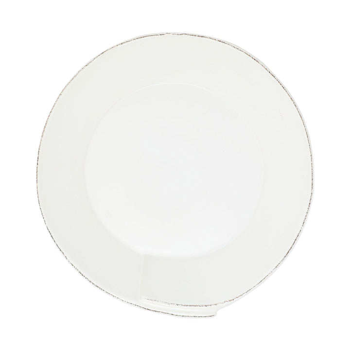 Vietri Lastra White Medium Shallow Serving Bowl Dinnerware Vietri 