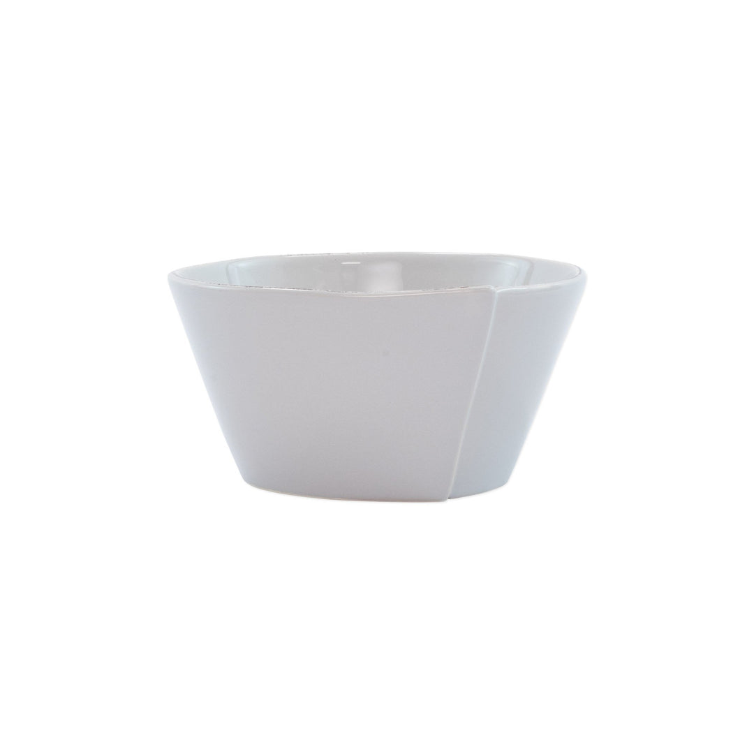 Vietri Lastra Stacking Cereal Bowl Dinnerware Vietri Light Gray 