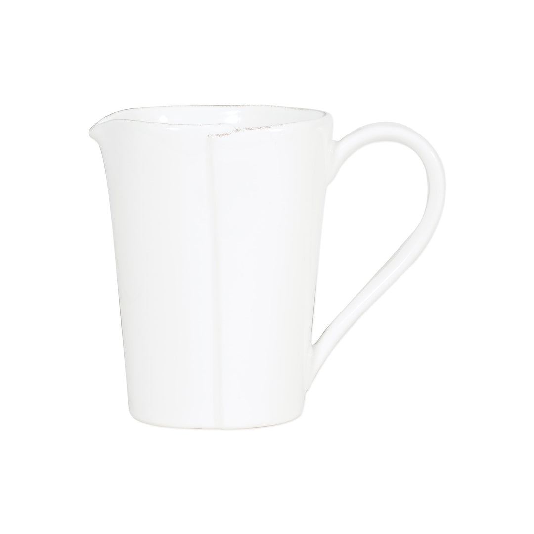 Vietri Lastra White Pitcher Dinnerware Vietri 