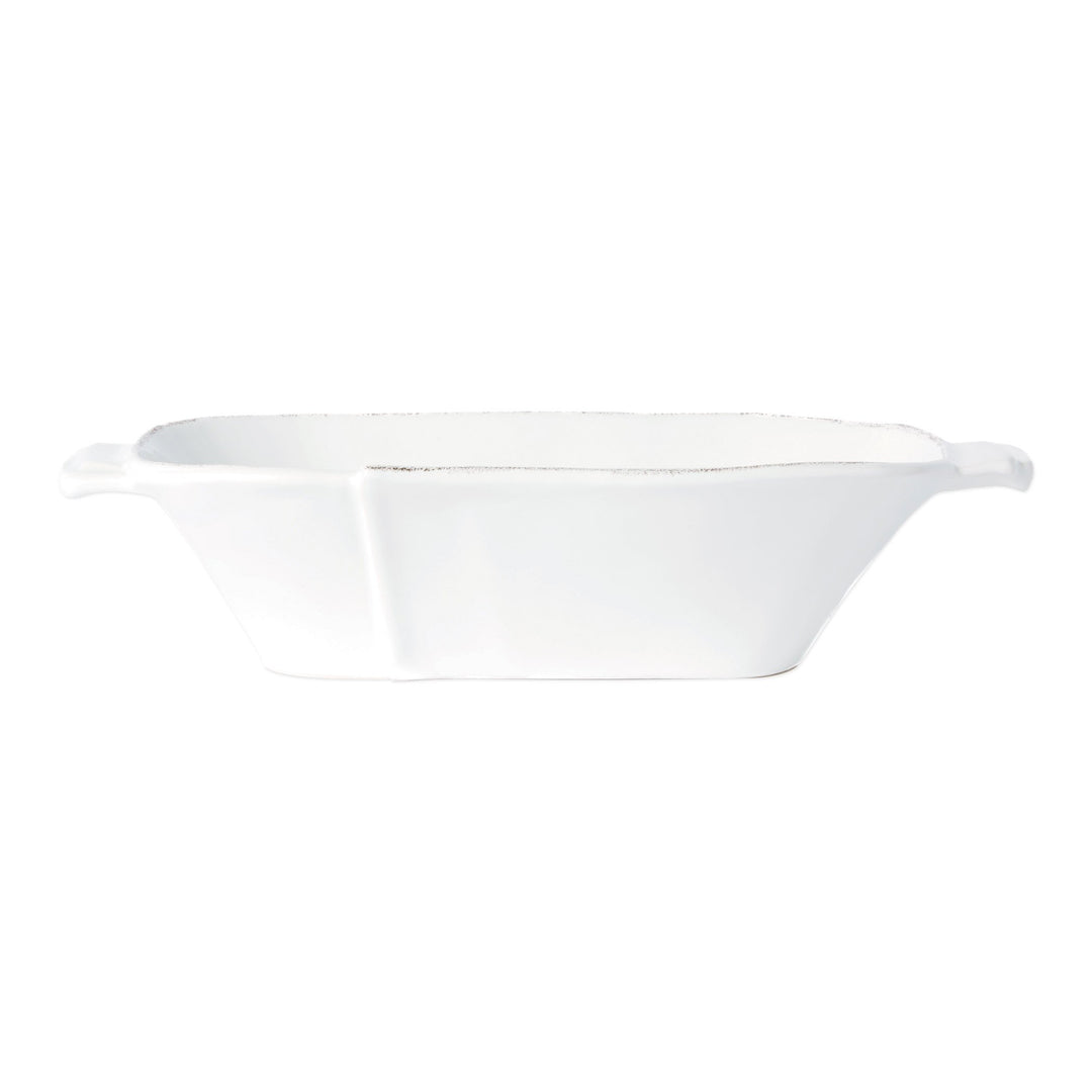 Vietri Lastra White Medium Au Gratin Dinnerware Vietri 