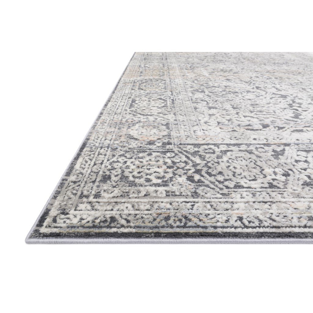 Loloi II Lucia LUC 03 Steel / Ivory Area Rug Rugs Loloi II 