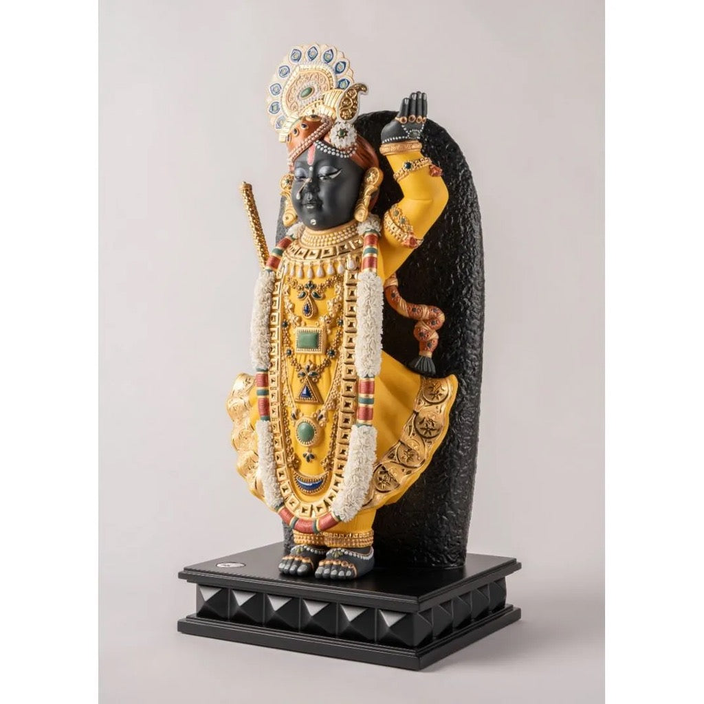 Lladro Porcelain Lord Shrinathji Sculpture - LE 499 Figurines Lladro 