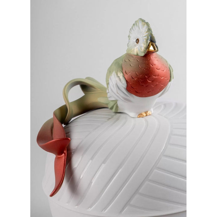 Lladro Porcelain Quetzal Box Vases Lladro 