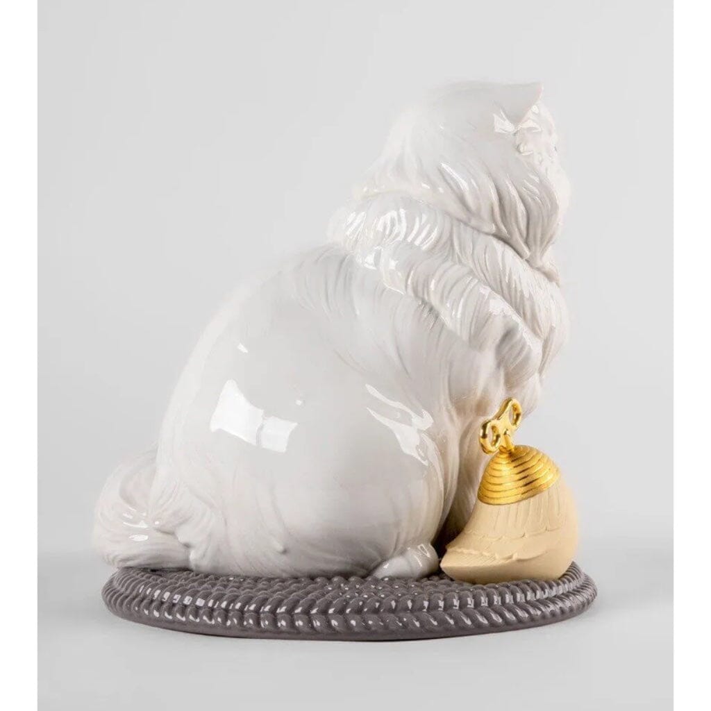 Lladro Porcelain Persian Cat Figurine Figurines Lladro 