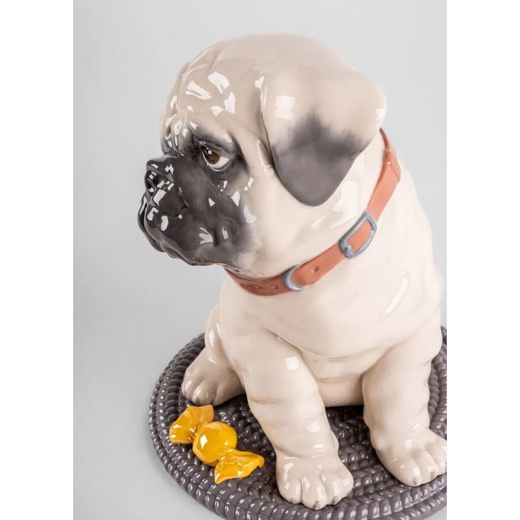 Lladro Porcelain Puppie Pug Figurine Figurines Lladro 