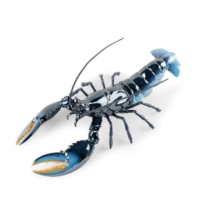 Lladro Porcelain Lobster Figurine (Blue) Figurines Lladro 