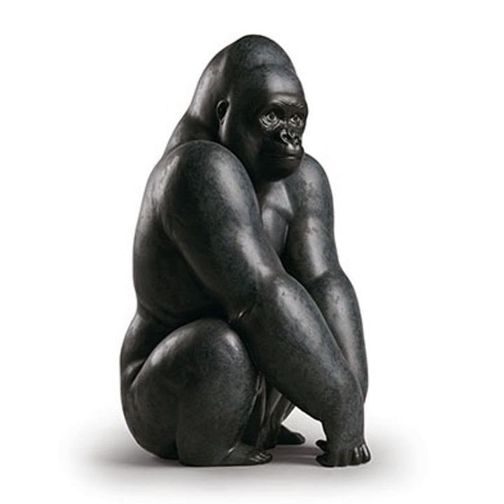 Lladro Porcelain Gorilla Figurine Figurines Lladro 