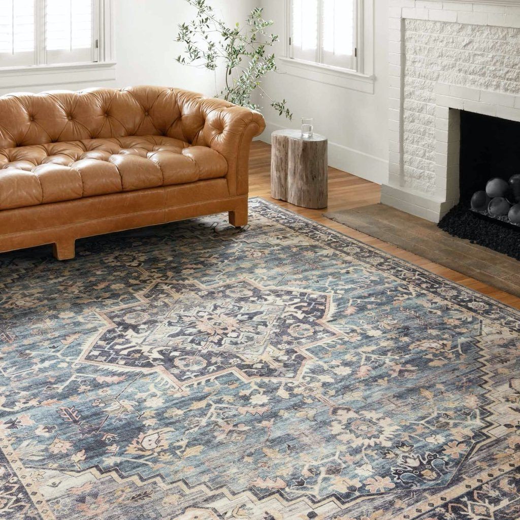 Loloi II Hathaway HTH 01 Blue / Multi Area Rug Rugs Loloi 