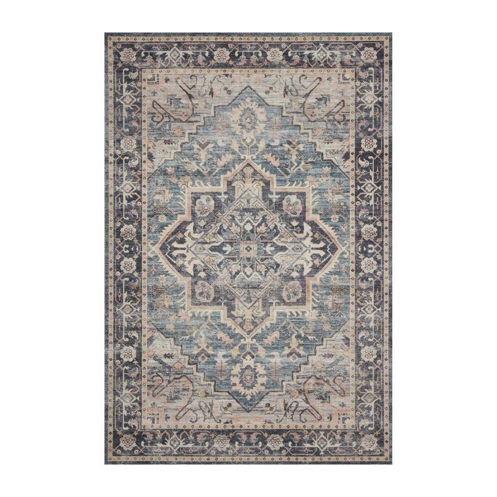 Loloi II Hathaway HTH 01 Blue / Multi Area Rug Rugs Loloi 2’ 3" x 3’ 9" Rectangle 