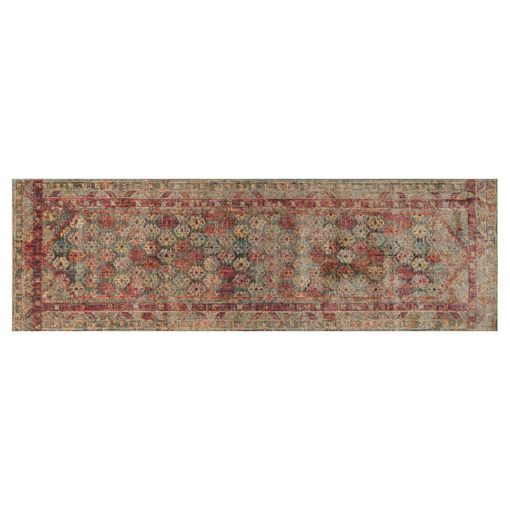 Loloi Javari JV 03 Slate Berry Area Rug Rugs Loloi 2' 6" x 4' Runner 