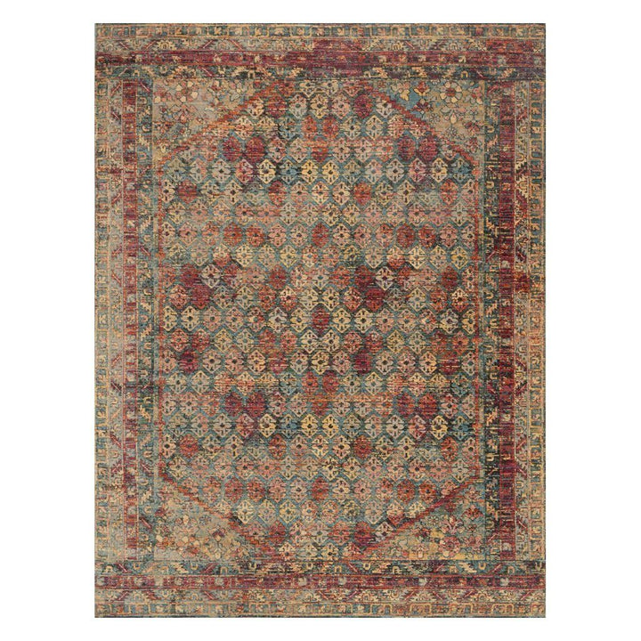 Loloi Javari JV 03 Slate Berry Area Rug Rugs Loloi 3' 7" x 5' 2" Rectangle 