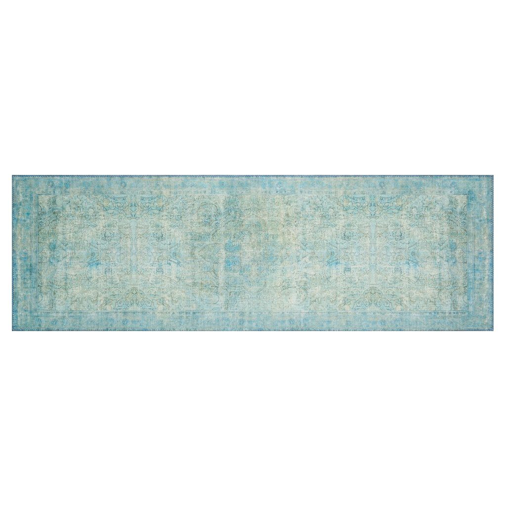 Loloi Loren LQ 08 Aqua Area Rug Rugs Loloi 2' 3" x 3' 9" Runner 