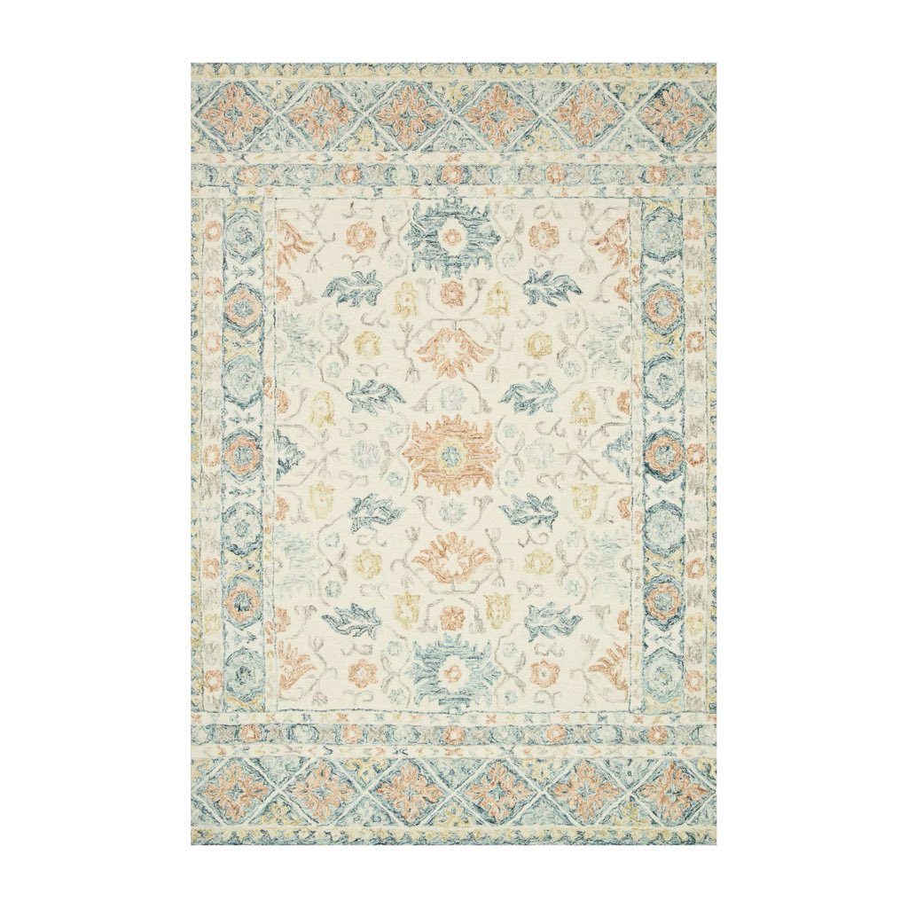 Loloi Norabel NOR 01 Ivory / Multi Area Rug Rugs Loloi 2’ 3" x 3’ 9” Rectangle 