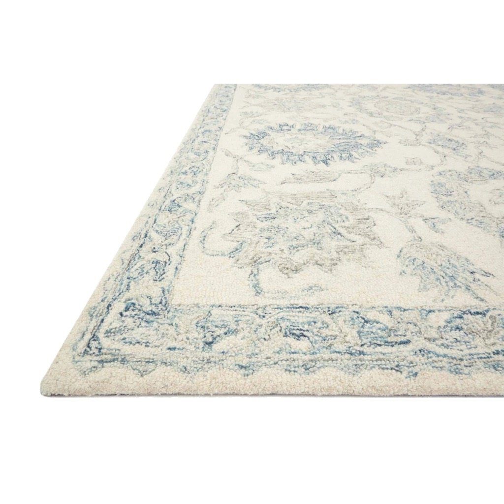 Loloi Norabel NOR 04 Ivory / Blue Area Rug Rugs Loloi 