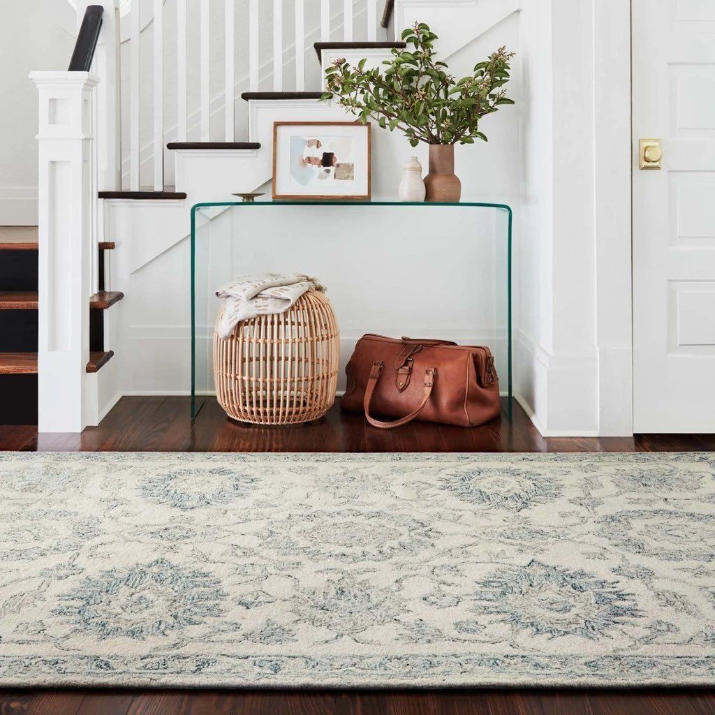 Loloi Norabel NOR 04 Ivory / Blue Area Rug Rugs Loloi 