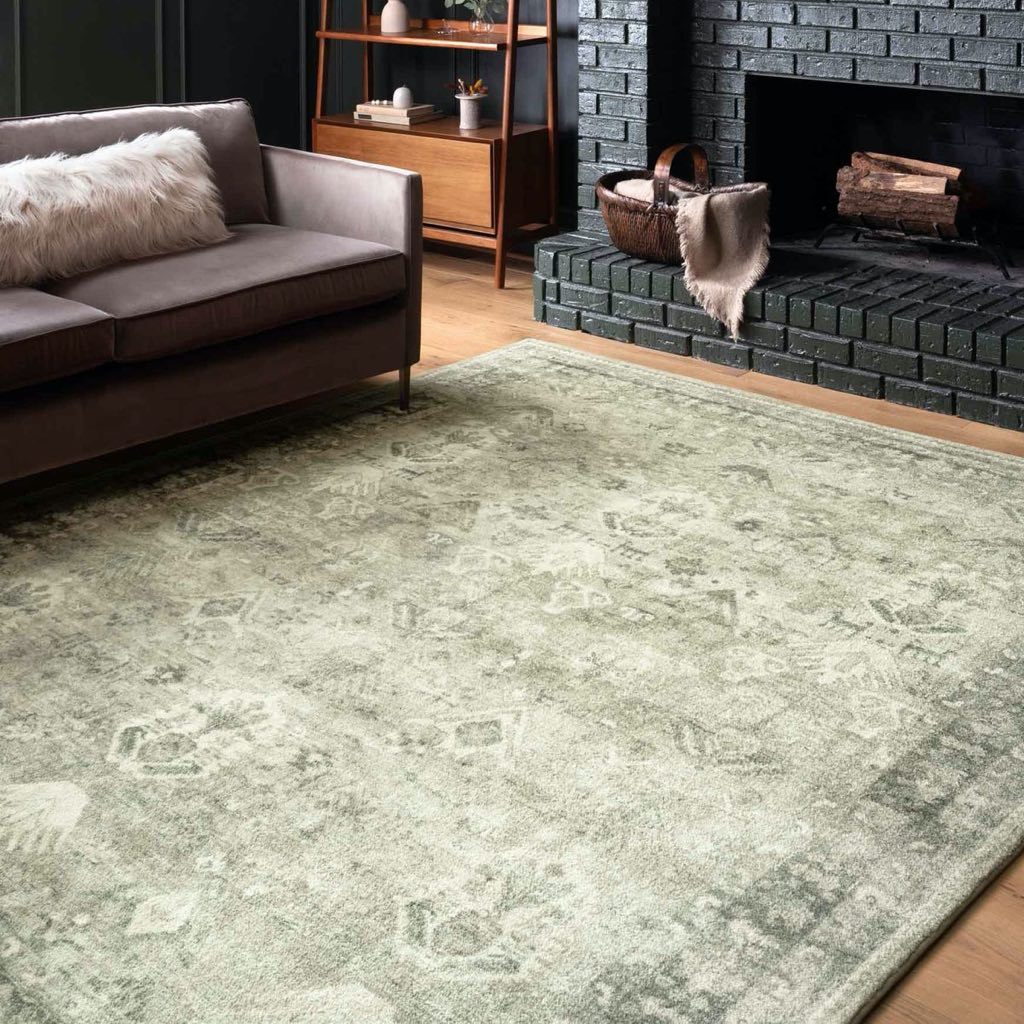 Loloi II Rosette ROS 04 Grey / Ivory Area Rug Rugs Loloi 