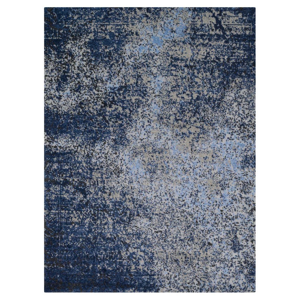 Loloi Viera VR 07 Grey Navy Area Rug Rugs Loloi 3' 10" x 5' 7" Rectangle 