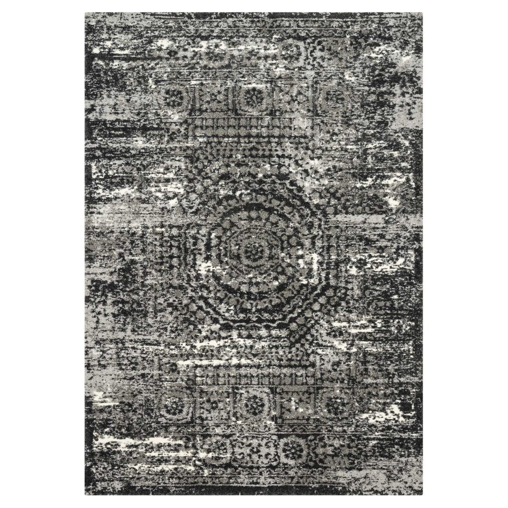 Loloi Viera VR 11 Graphite / Black Area Rug Rugs Loloi 3' 10" x 5' 7" Rectangle 