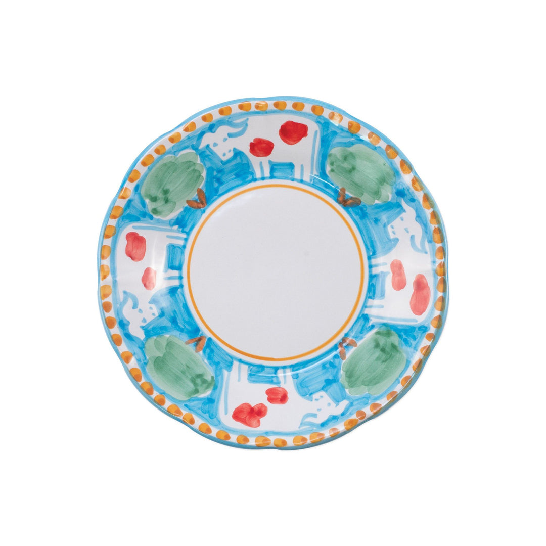 Vietri Campagna Mucca Salad Plate Dinnerware Vietri 