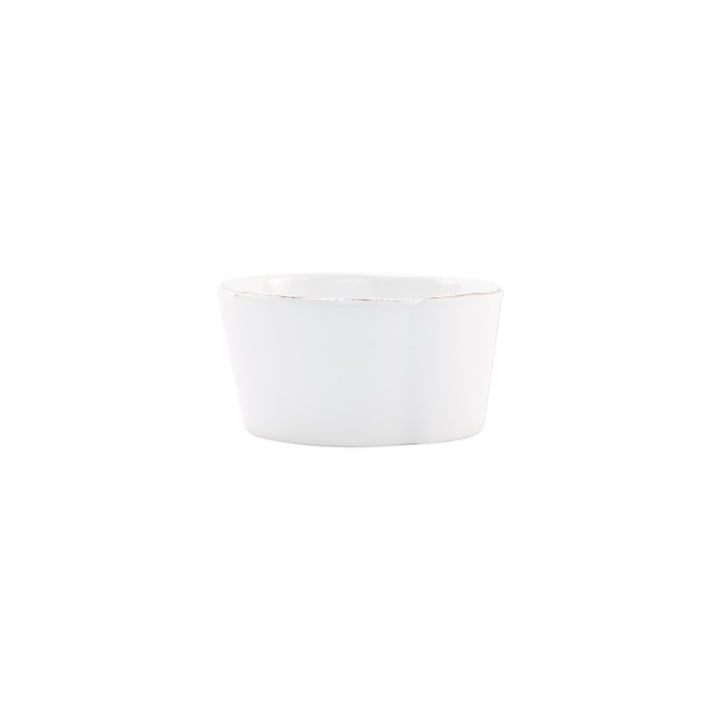 Vietri Melamine Lastra White Condiment Bowl Dinnerware Vietri 