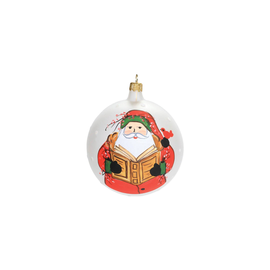 Vietri Old St. Nick Reading Ornament Dinnerware Vietri 