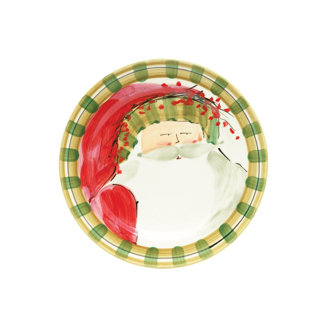 Vietri Old St. Nick Assorted Round Salad Plates - Set of 4 Dinnerware Vietri 