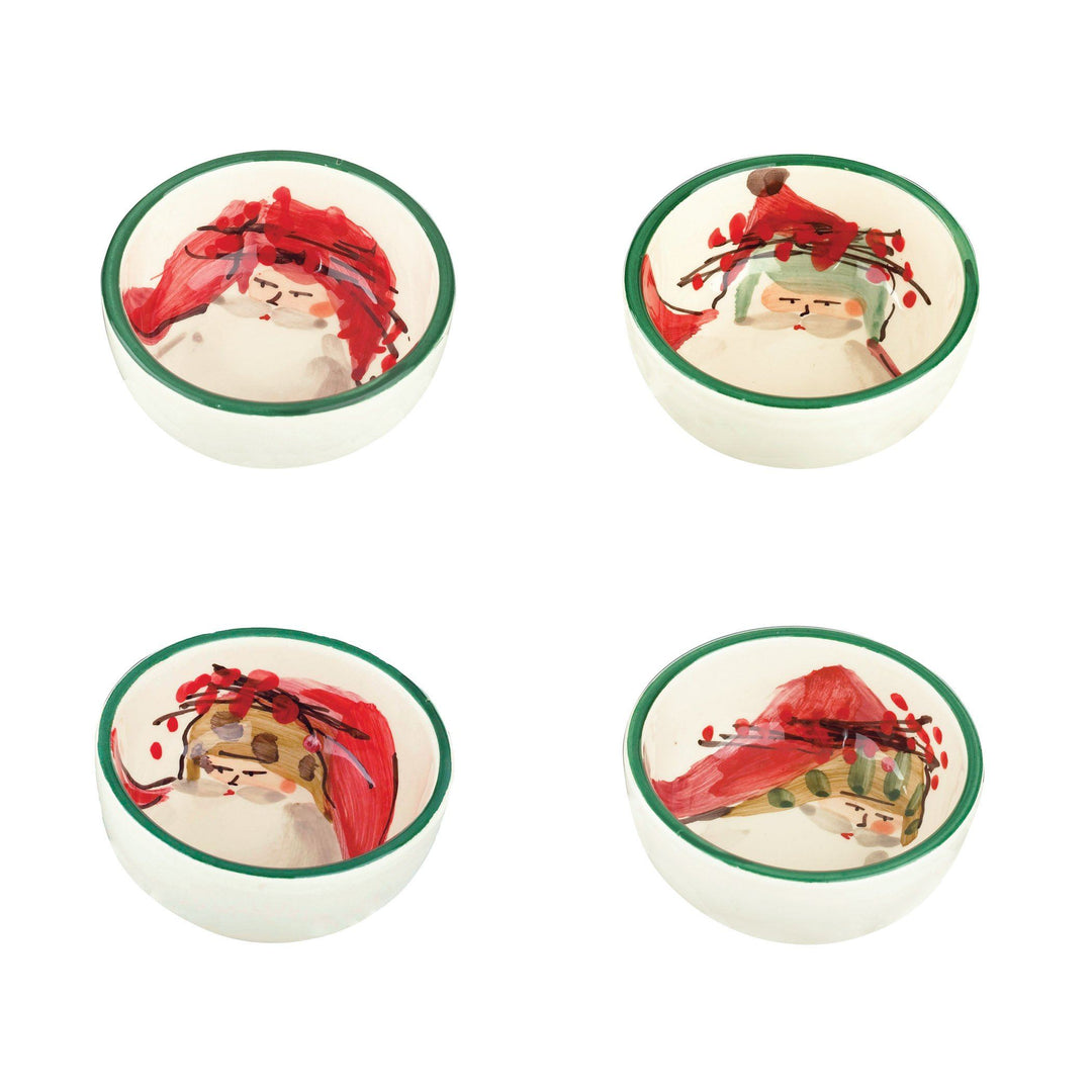 Vietri Old St. Nick Assorted Condiment Bowls - Set of 4 Dinnerware Vietri 